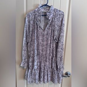 Snakeskin Pattern Dress